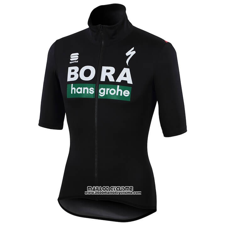 2018 Maillot Ciclismo Bora Noir Manches Courtes et Cuissard